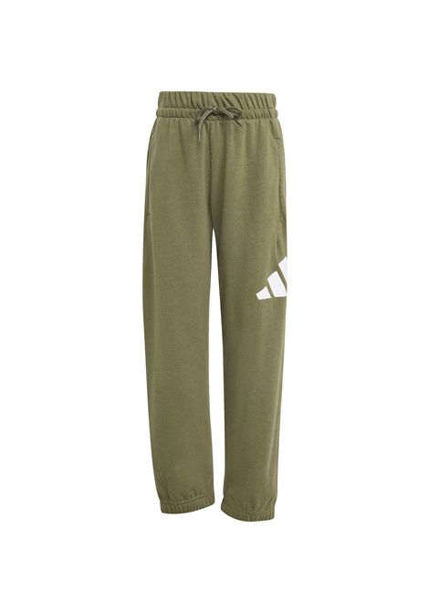 Tuta Adidas Essentials Jogger French Terry Beige Verde Oliva Bambini ADIDAS CORE | Tute | KB9668-